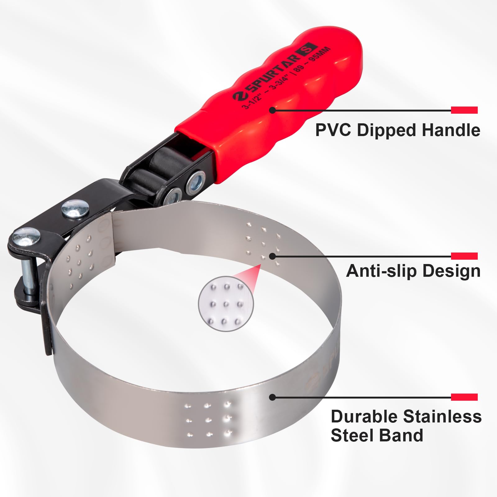 Spurtar swivel handle wrench demonstrates 180 degree reach