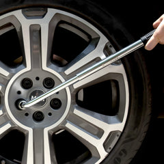 Spurtar 4-way lug wrench with dual sockets covering 17/19mm and 21/23mm