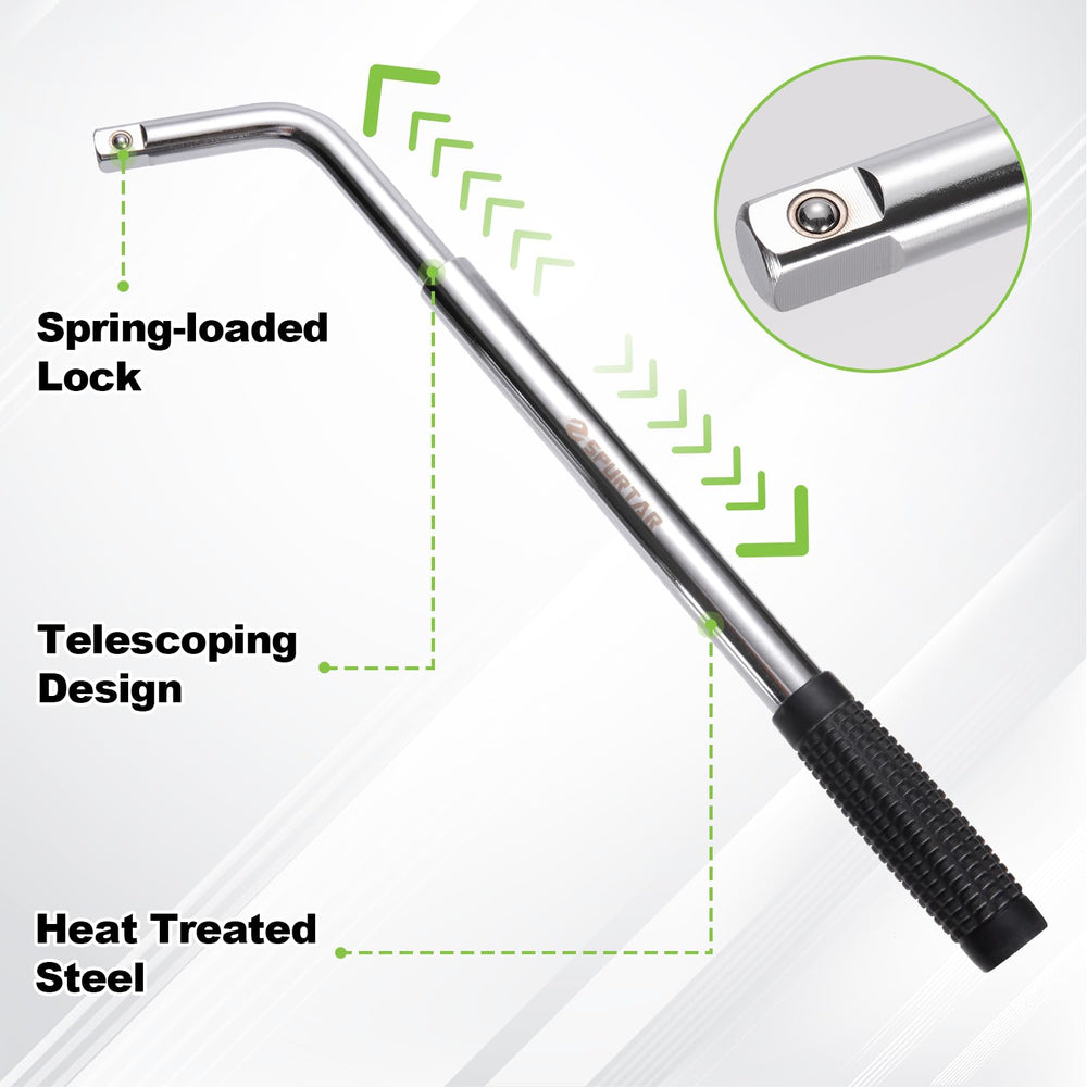 Spurtar portable emergency tire tool ready for roadside use