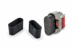 SPWM driver-side connector cap secures F-150 wiring after service