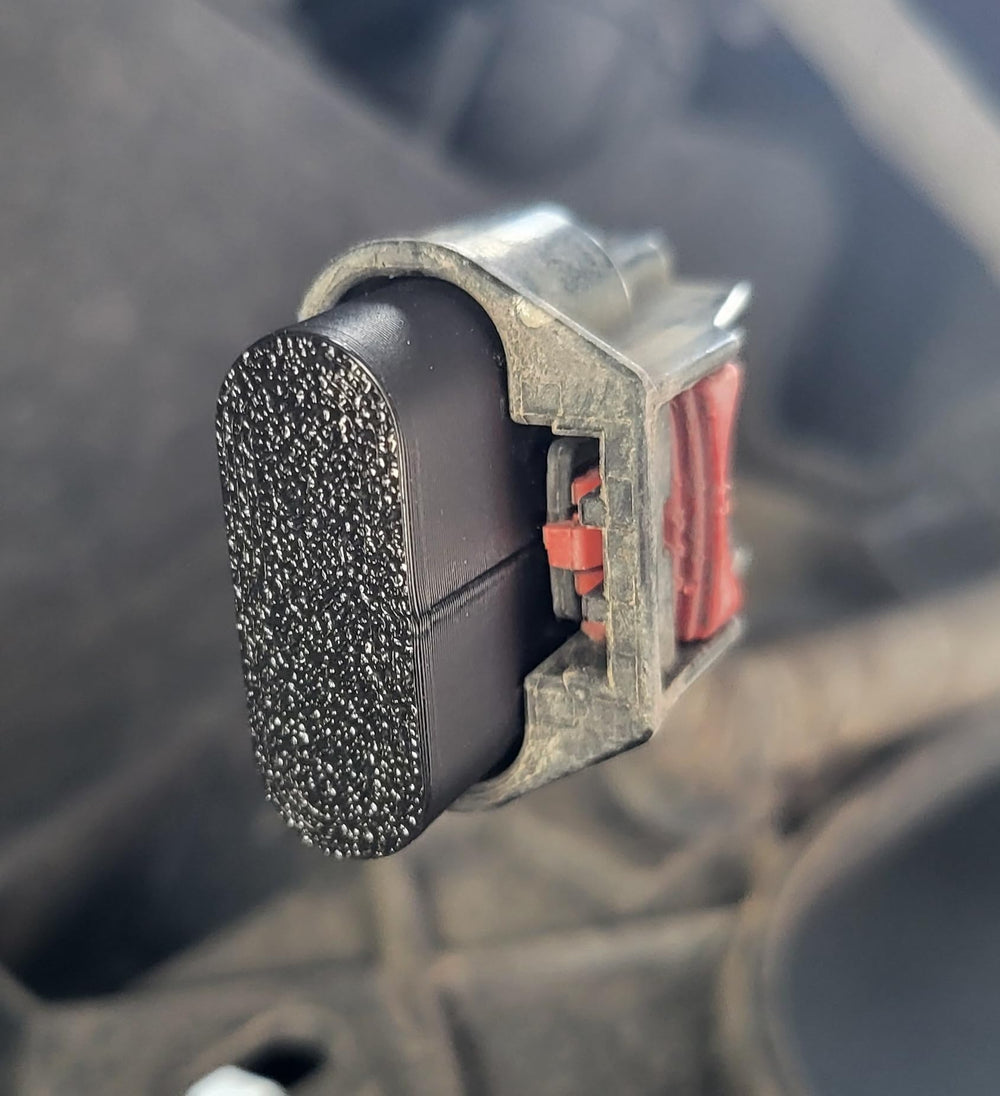 Exposed connectors protected by SPWM caps during maintenance