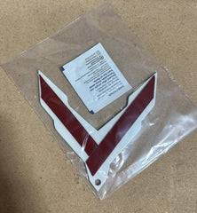 SR1 Performance USA made emblem crafted from steel for C8 interiors