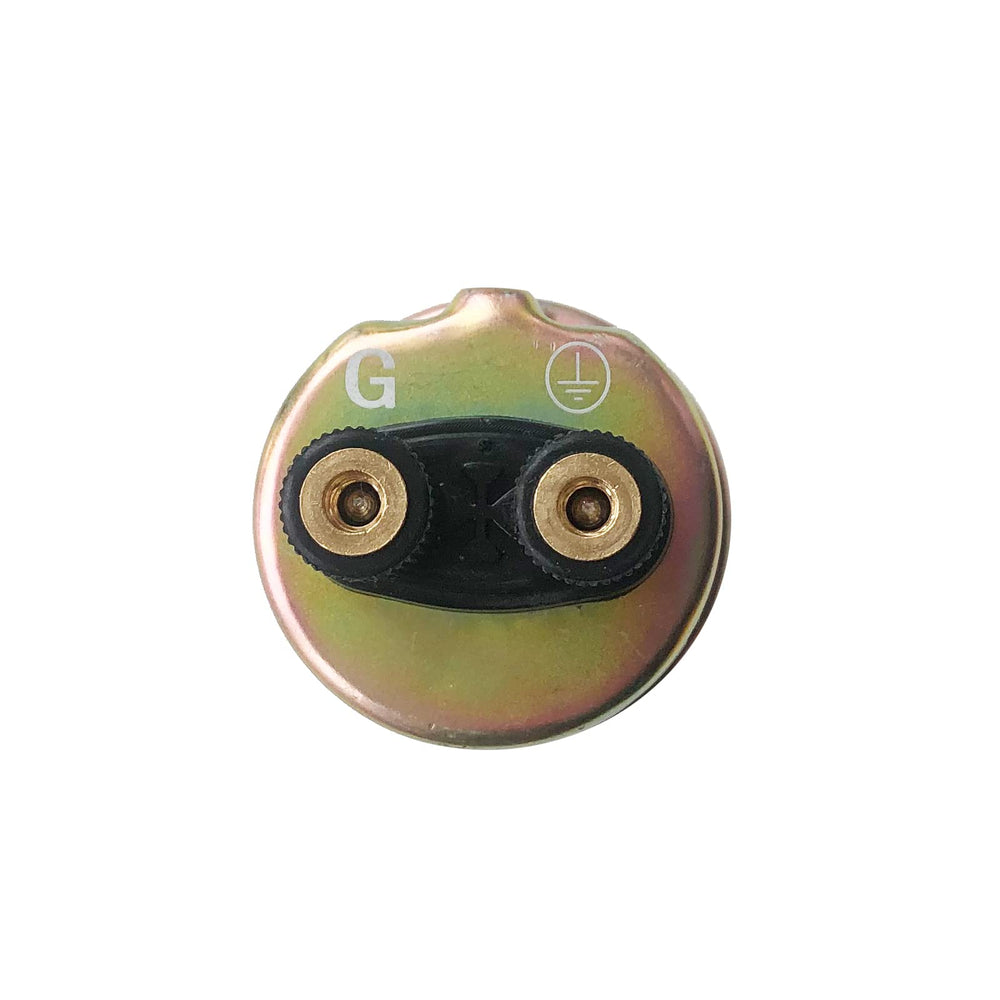 SREUOIL sensor mounted near a car dashboard gauge.