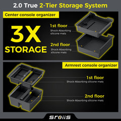 Sroiis Gen 2 hidden lower compartment adds secure storage under-the-surface for small items.