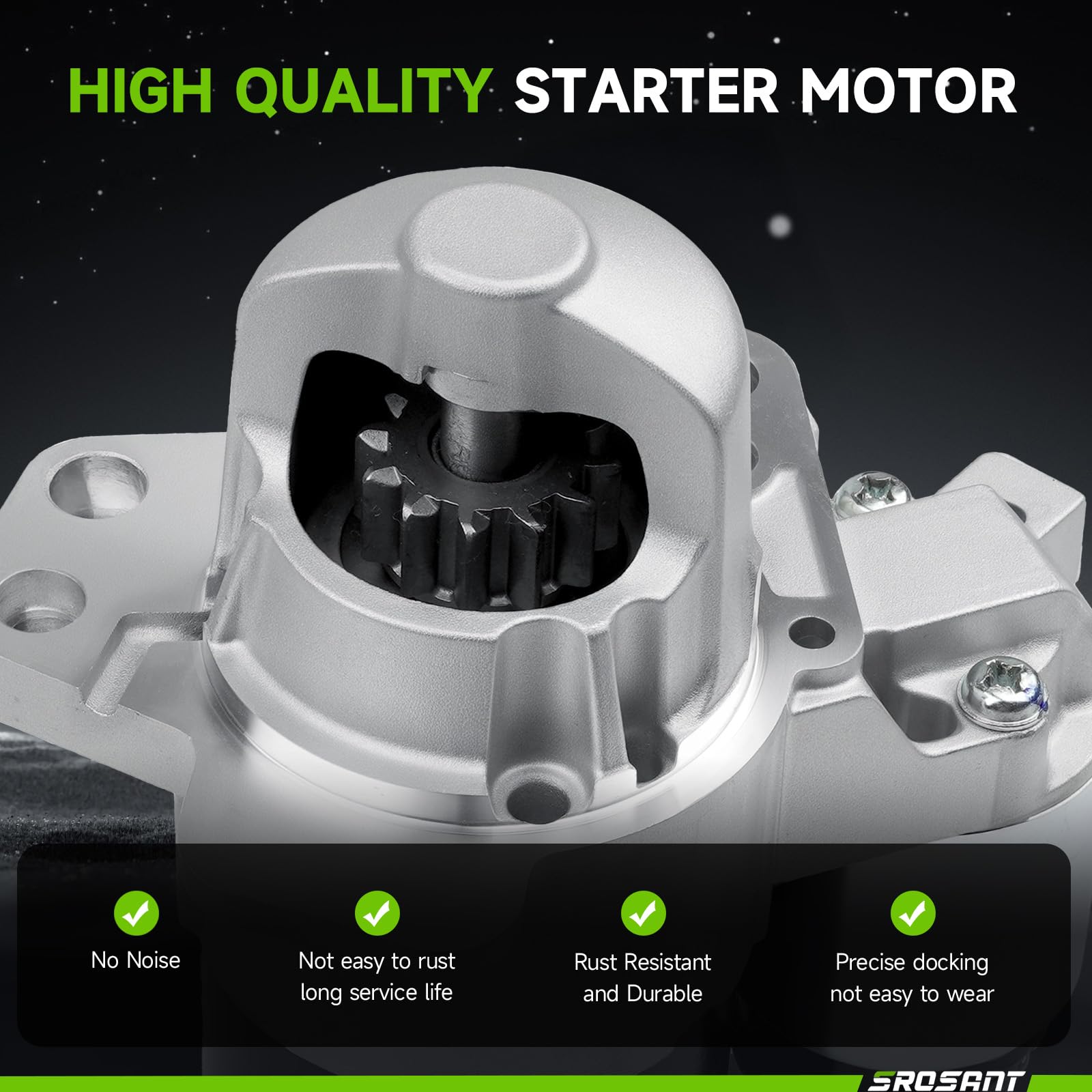 srosant 17986 starter for Captiva Sport 2012-3.0L improves ignition reliability