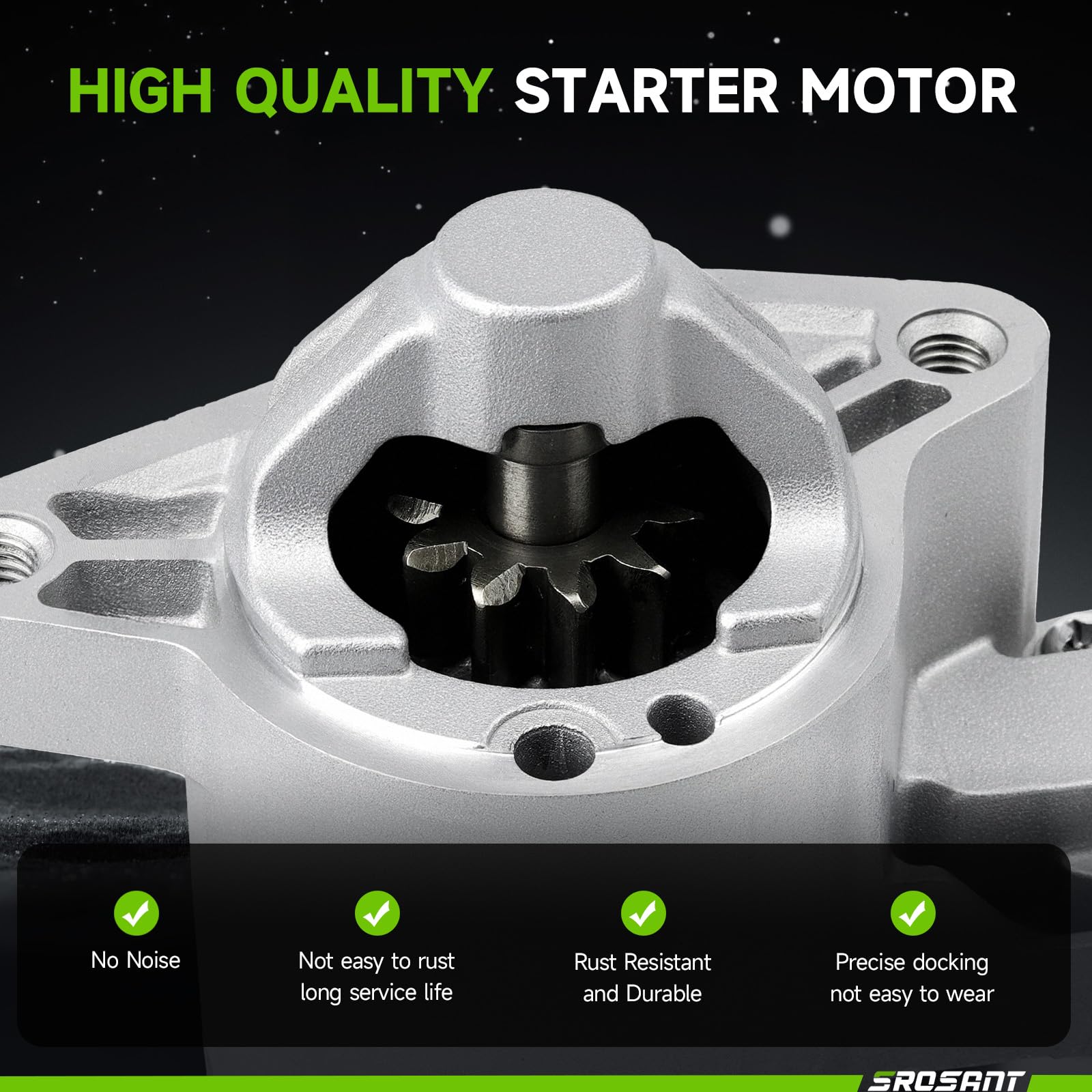 Srosant 10-teeth CW starter, correct fit for 5.7L V8.
