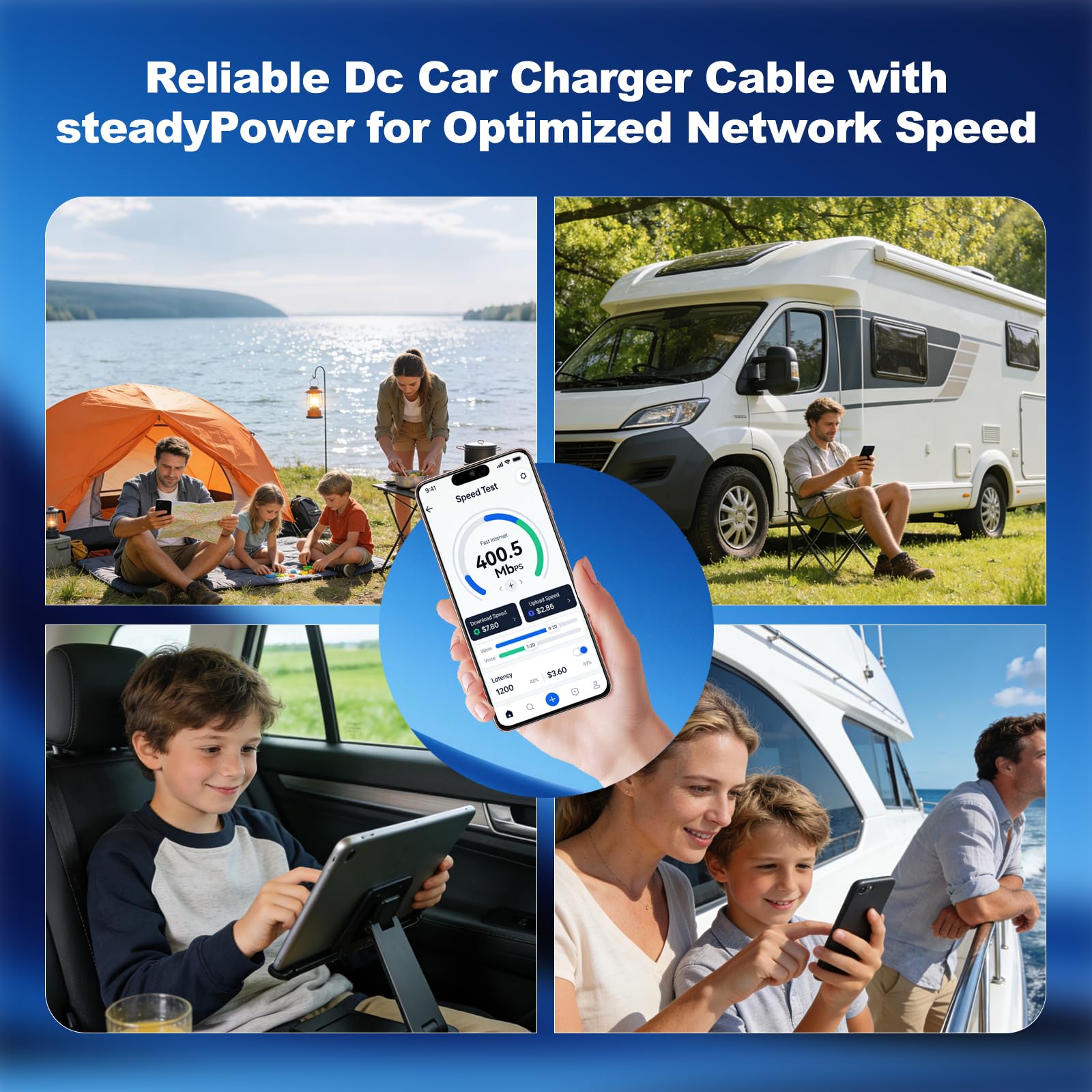 Srotime Starlink Mini 16.4-foot cable for boats and RVs.