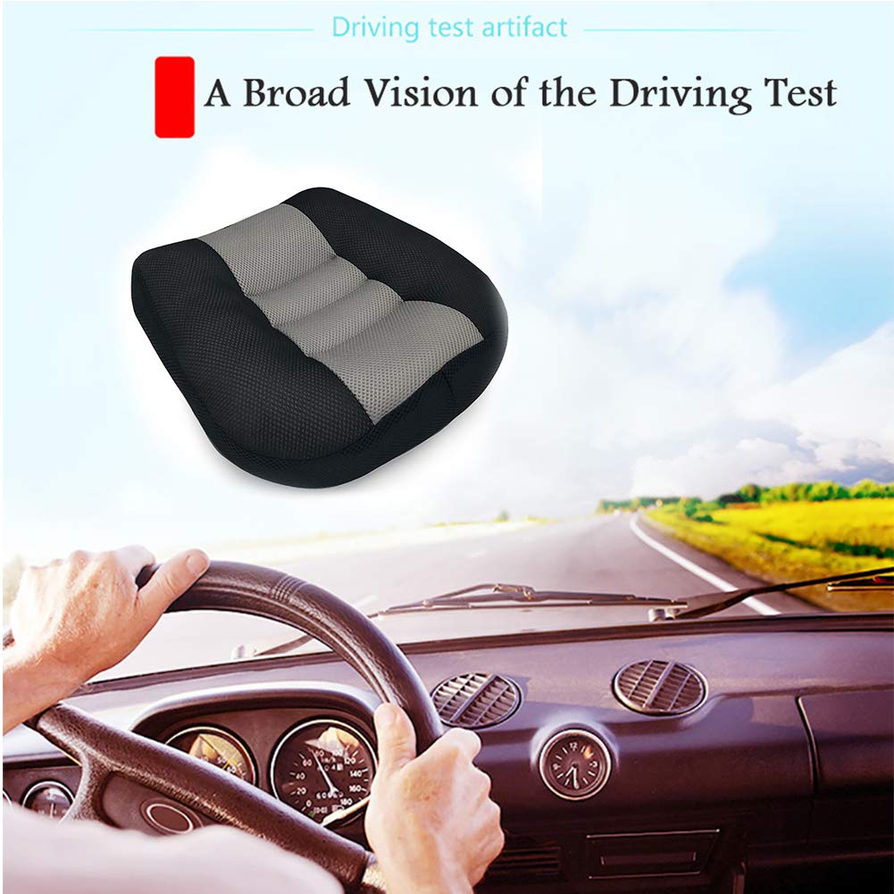 Srutirbo booster cushion side profile highlighting height boost for better road visibility.