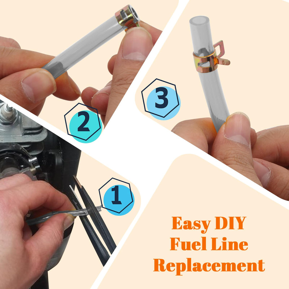 Easy-cut SSFOLPFEE fuel line kit designed for quick DIY installation