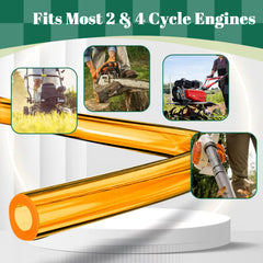 SSFOLPFEE fuel line with clamps delivers leak-free, secure connections.