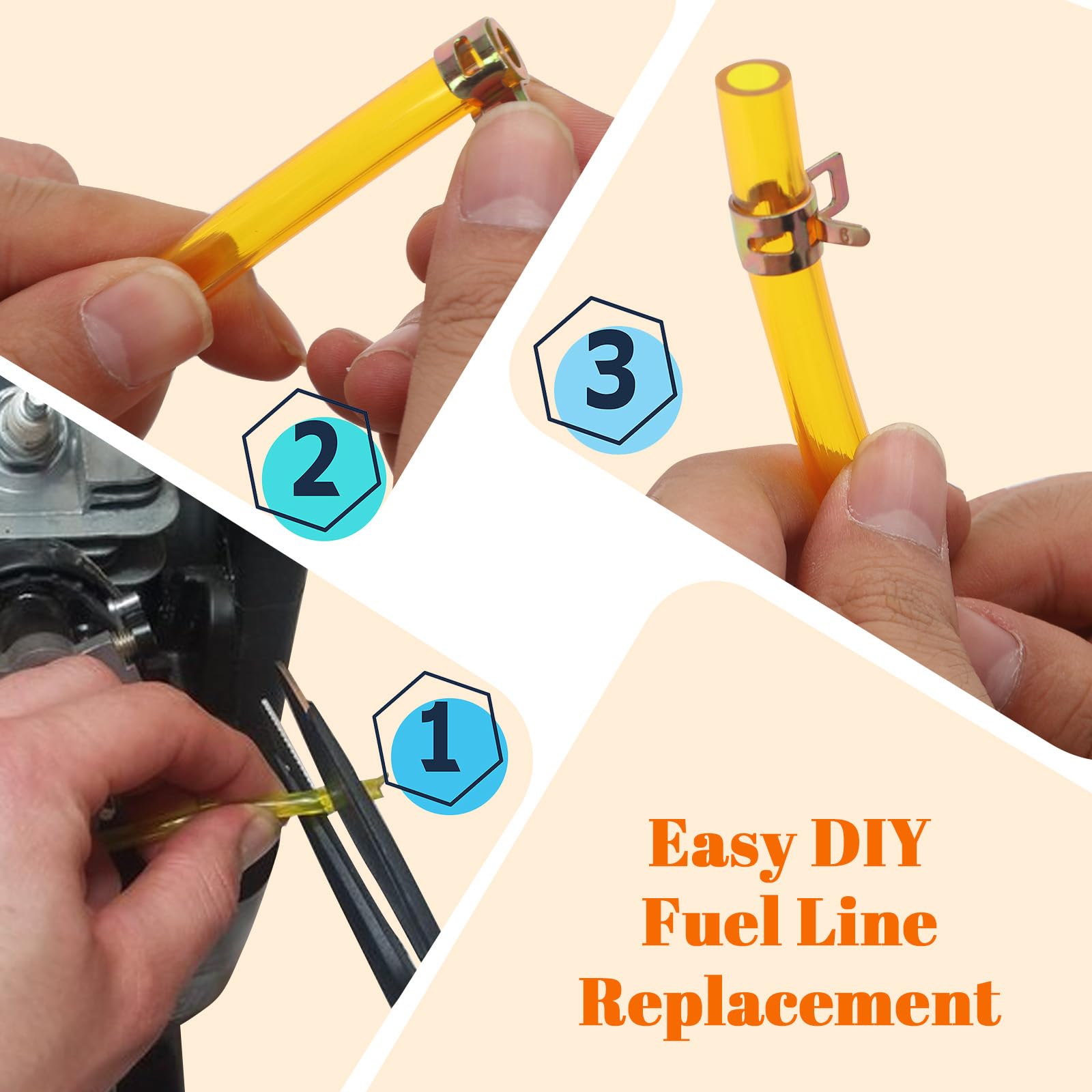 SSFOLPFEE 6.6 ft hoses let you replace multiple lines quickly.