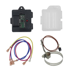 SsllZdq 637360 Norcold control box close-up demonstrates reliable overheating protection for an RV fridge.