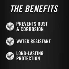 STA-BIL Rust Stopper protects battery terminals from corrosion.