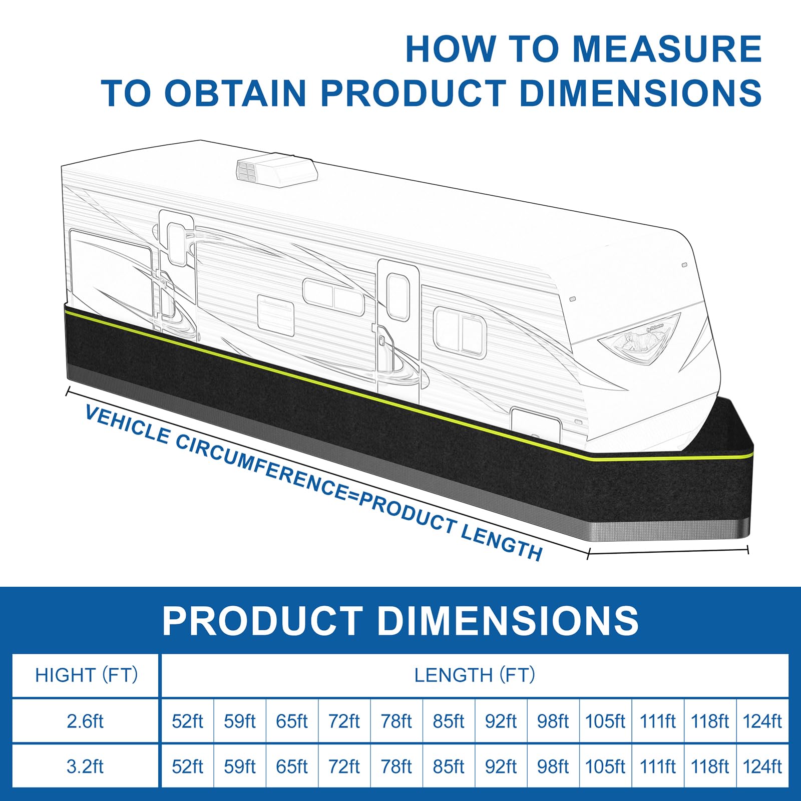 STABYLIS skirting side installation demonstrates quick, tool-free setup for campers