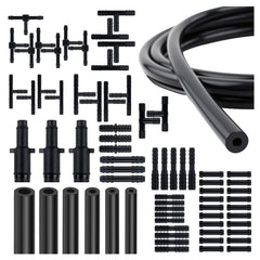 Stacool 6-piece silicone vacuum hose kit with 64 connectors for easy auto line replacement