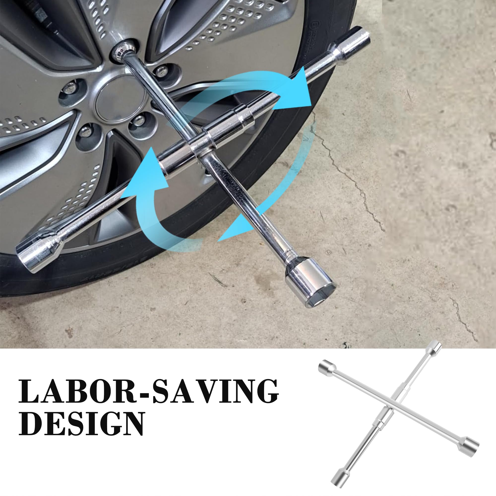 Stacool compact trunk storage keeps emergency tools accessible.