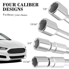 Stacool foldable 4-way lug wrench in 21mm for broad vehicle compatibility.