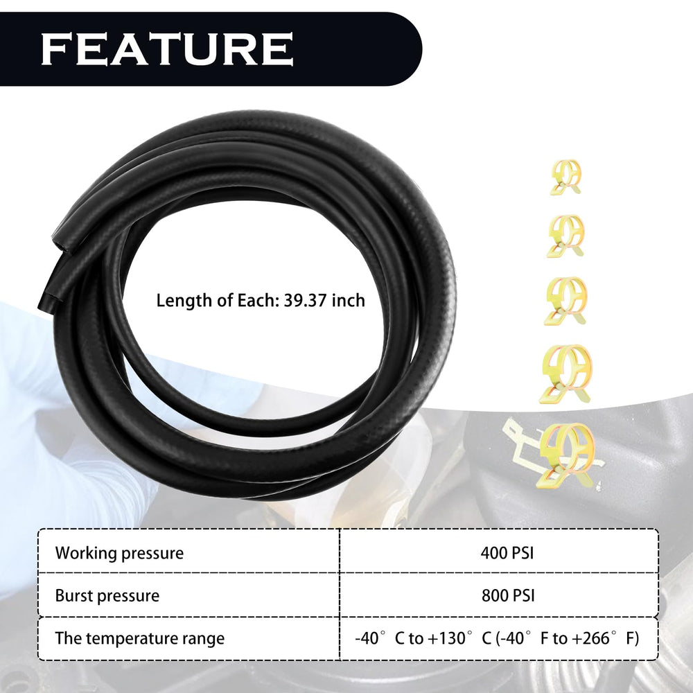 Stacool fuel line kit with 5/16 inch hose for reliable fuel transfer.