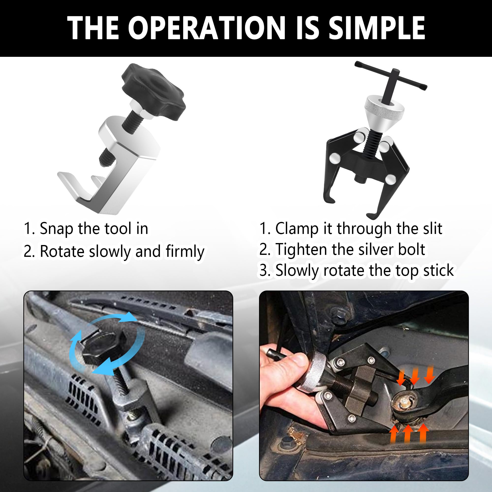 Stacool jaws opened to show maximum and minimum clamp sizes benefit