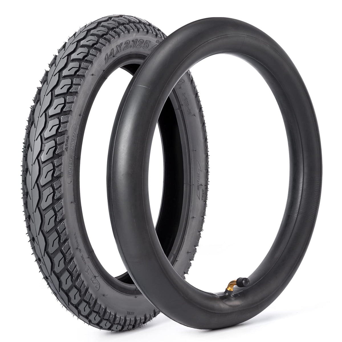StaiBC heavy-duty 14x2.125 tire close-up for durable scooter replacement
