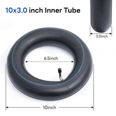 StaiBC inner tube close-up of angled CR202 valve on 10x2.5 tire