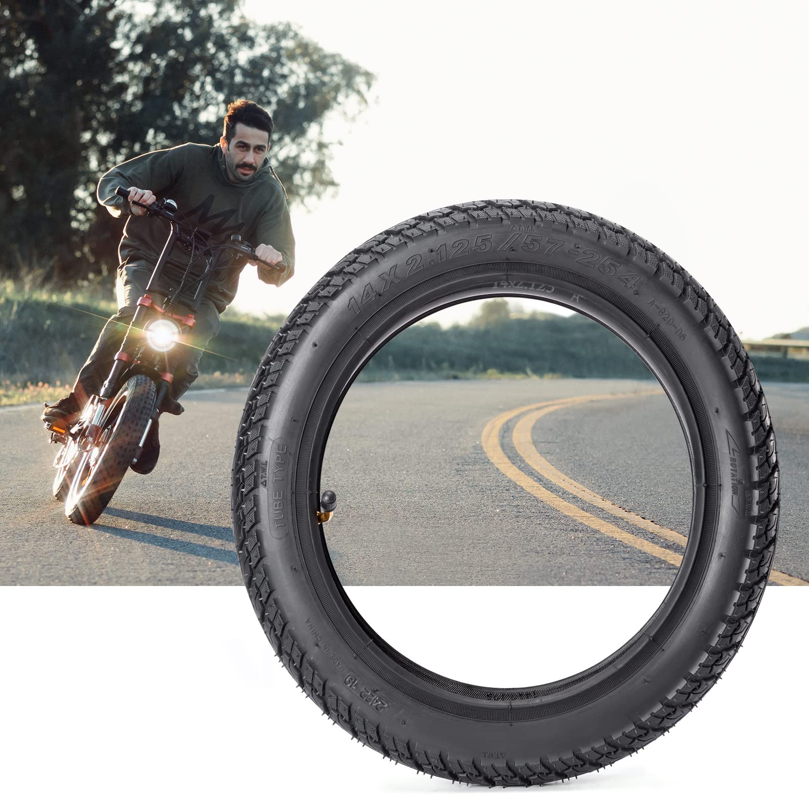 StaiBC packaging includes tire and inner tube for easy setup