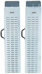 Stalwart loading ramps skid-resistant tread close-up shows secure traction.