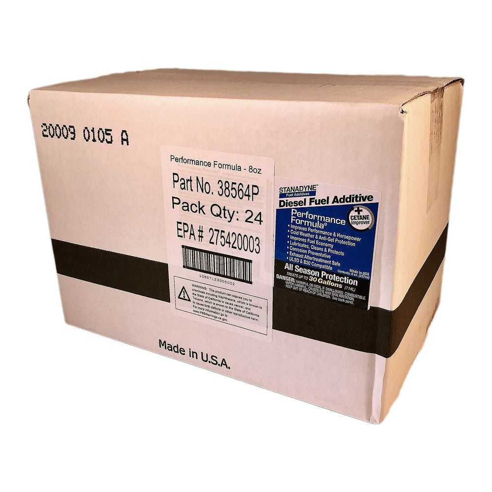 Stanadyne Performance Formula water separation demonstration in fuel system.