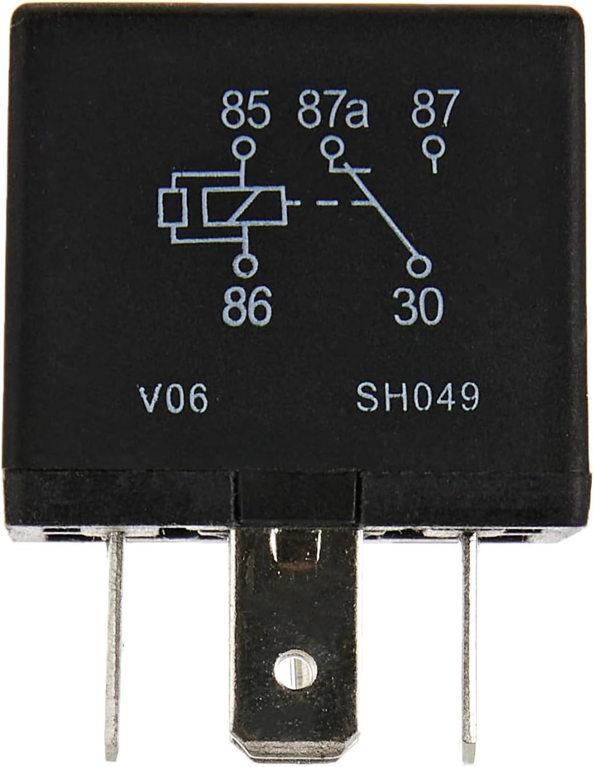 Standard Motor Products RY116 relay, top view, small form factor supports flexible mounting
