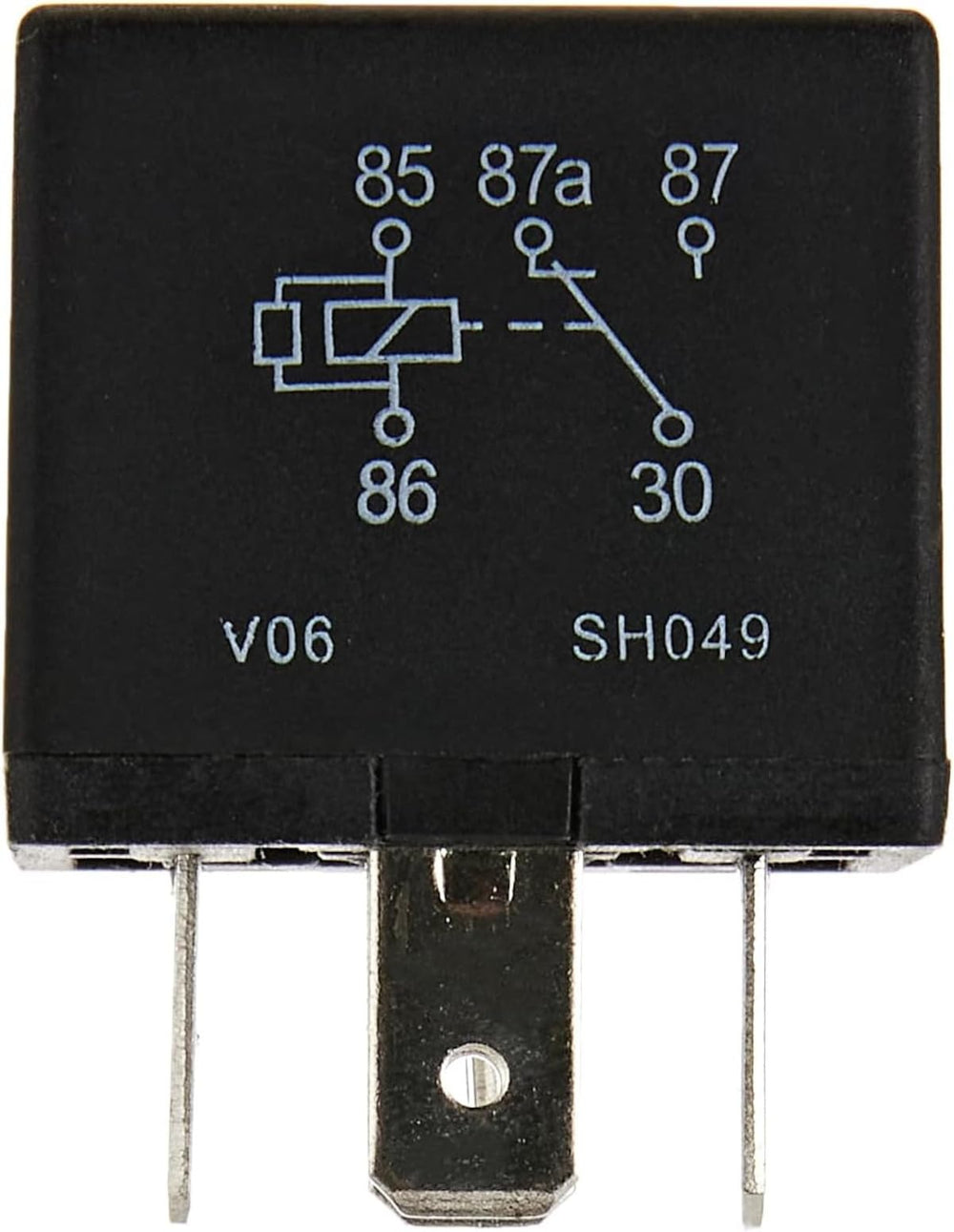 Standard Motor Products RY116 relay, top view, small form factor supports flexible mounting