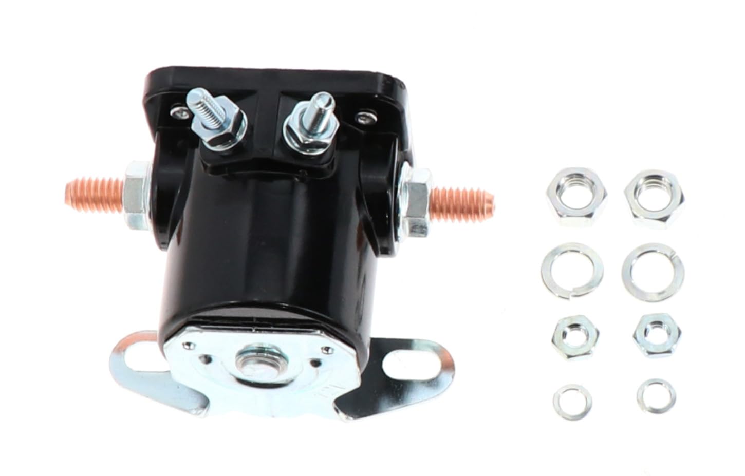 Standard Motor Products SS581T starter solenoid box front illustrates compact packaging for easy handling.