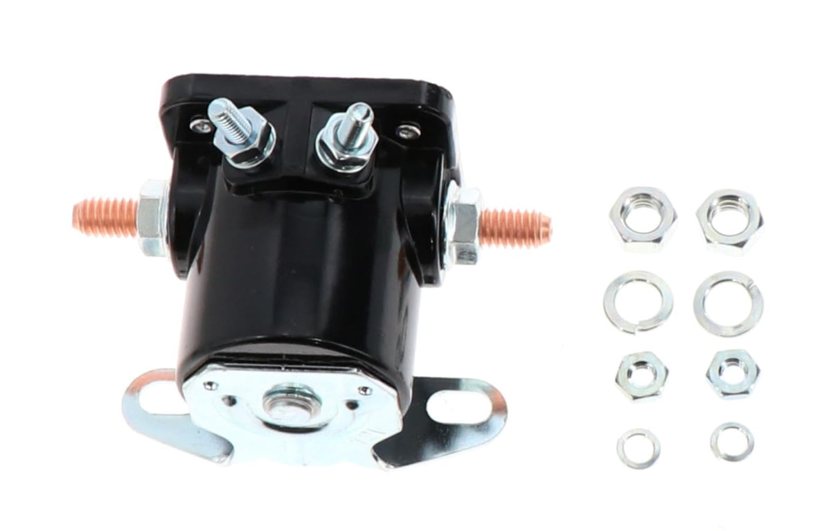 Standard Motor Products SS581T starter solenoid box front illustrates compact packaging for easy handling.