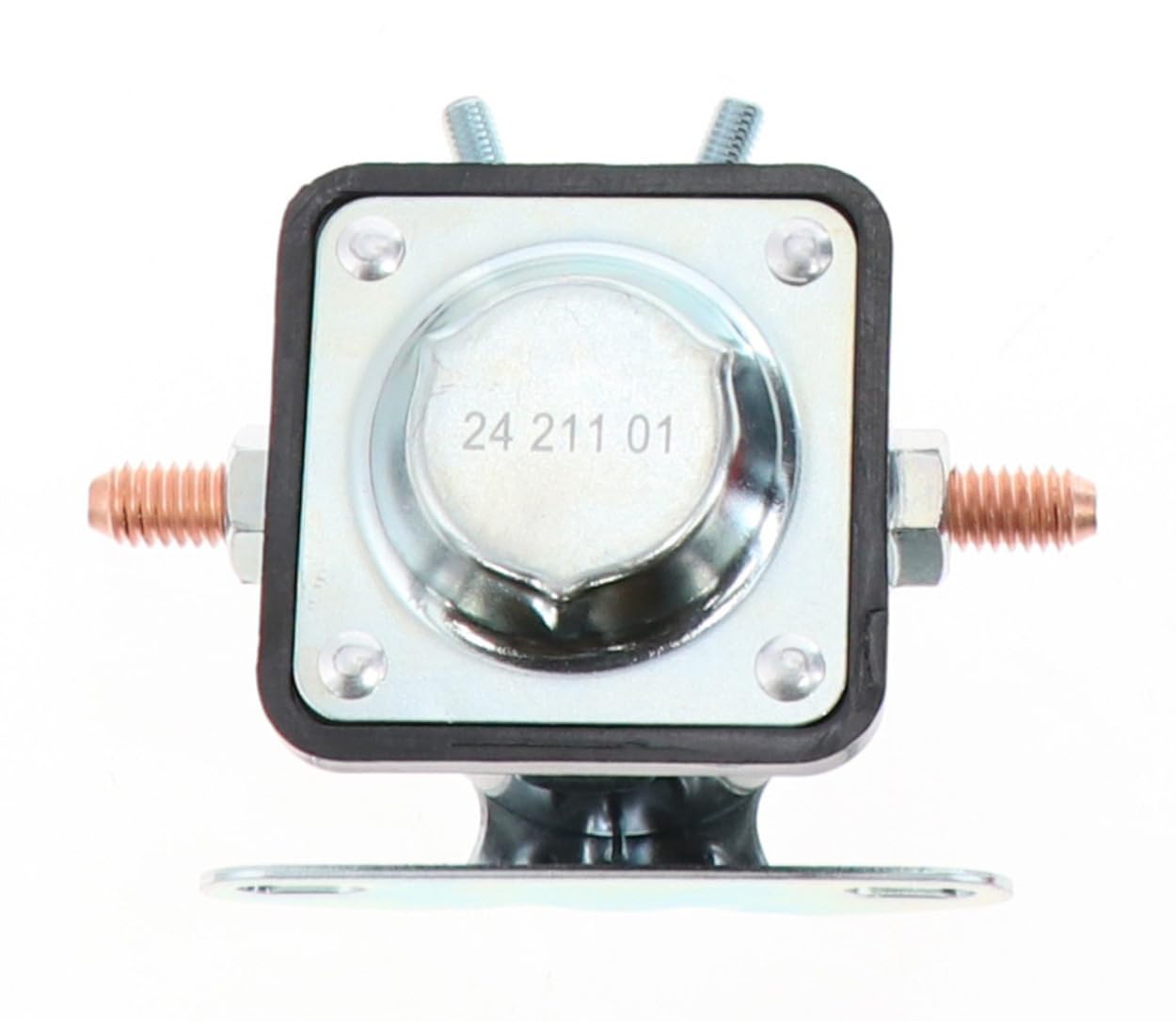 Standard Motor Products SS581T starter solenoid top view showcases precise engineering for reliable fit.