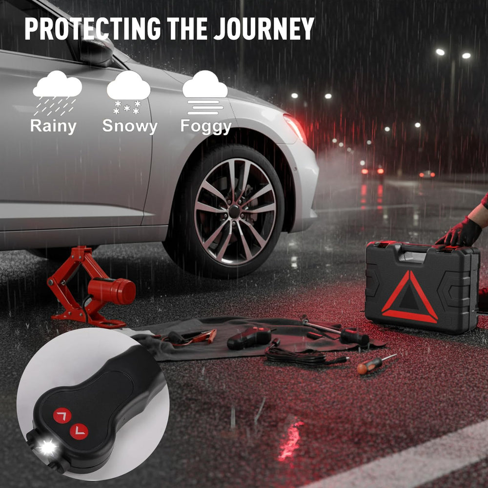 STANDTALL remote control operation for effortless tire changes.