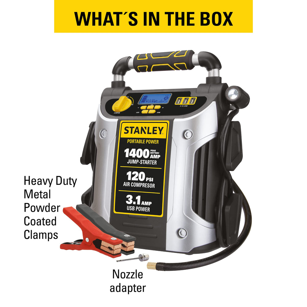 STANLEY J7C09D reverse polarity alarm enhances battery connection safety
