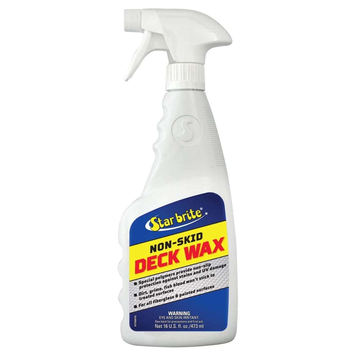 Star Brite Non-Skid Deck Wax spray bottle for durable non-slip protection on fiberglass decks.