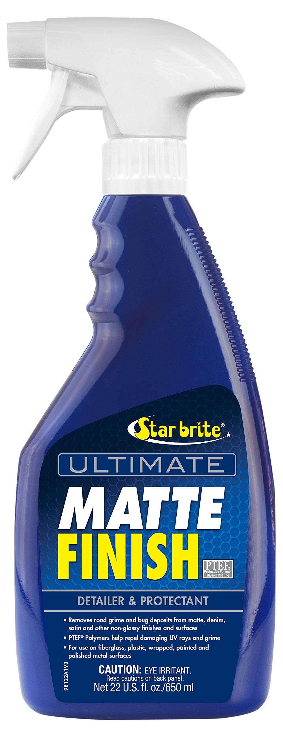 STAR BRITE Ultimate Matte Finish Detailer bottle pour enables quick waterless cleaning.