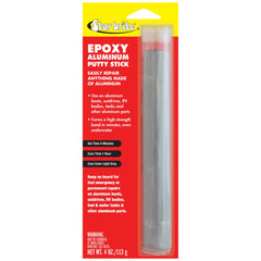 STAR BRITE epoxy aluminum putty stick repairing underwater hulls with a durable fix