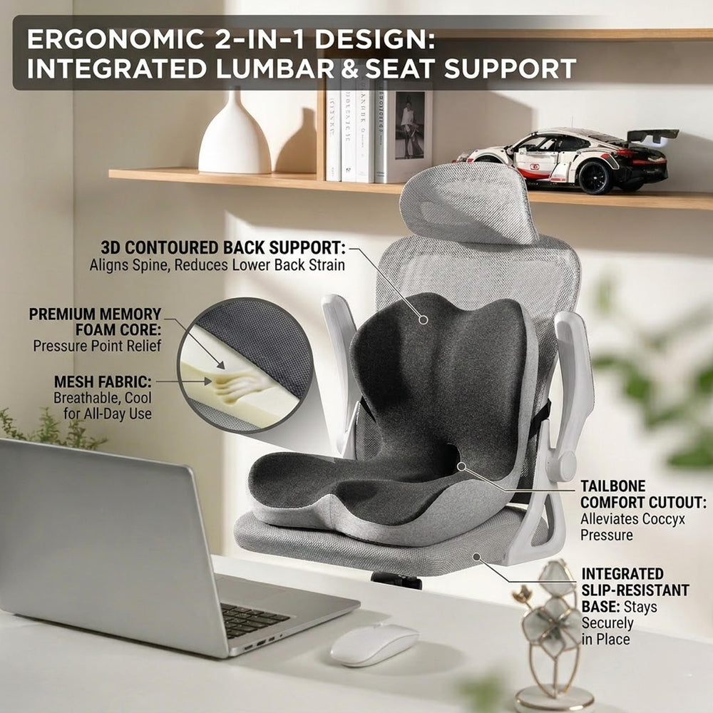 StarAneer cushion promotes 360° airflow, helping you stay cooler on long trips.