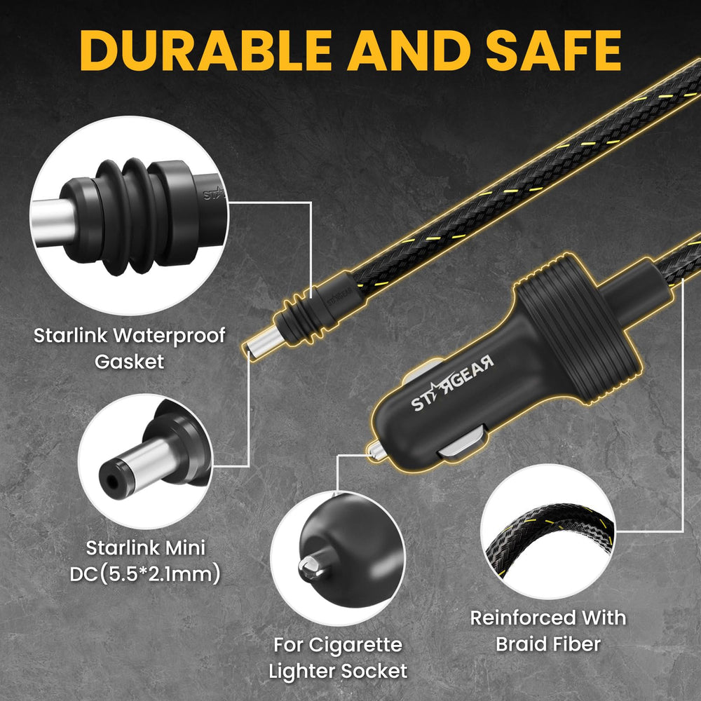 STARGEAR 12V-48V compatibility supports multiple vehicle setups.