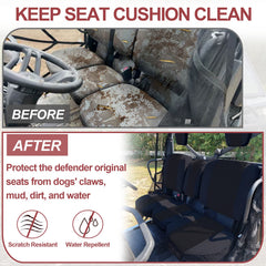 StarknightMT Defender seat cover with elastic edge for a secure, adjustable fit.