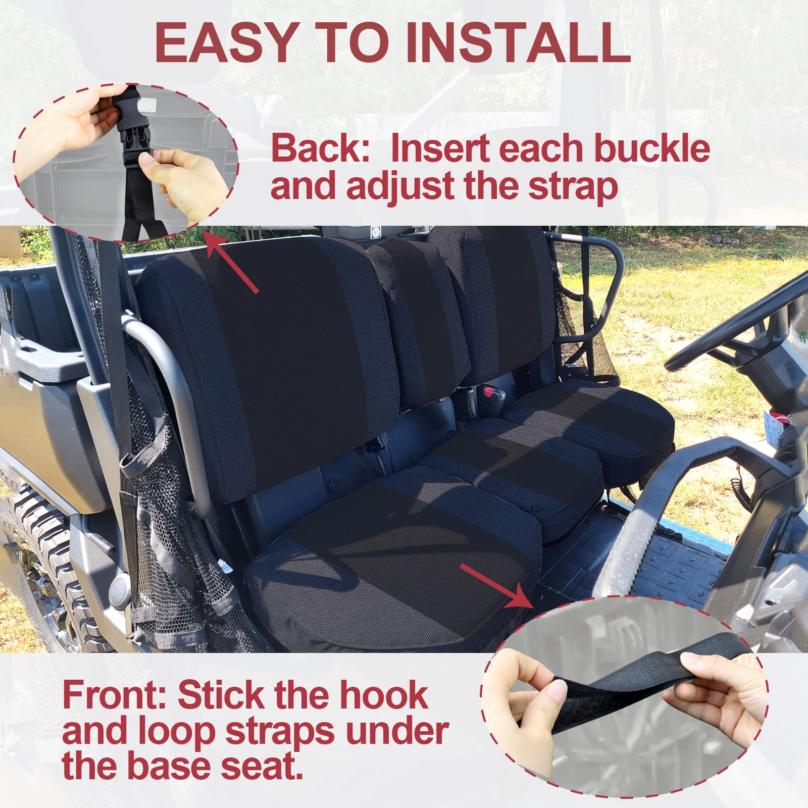 StarknightMT seat cover protects against sun exposure and mud on tough rides.