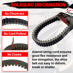 StarknightMT belt four-layer construction emphasizing durability for weekend rides