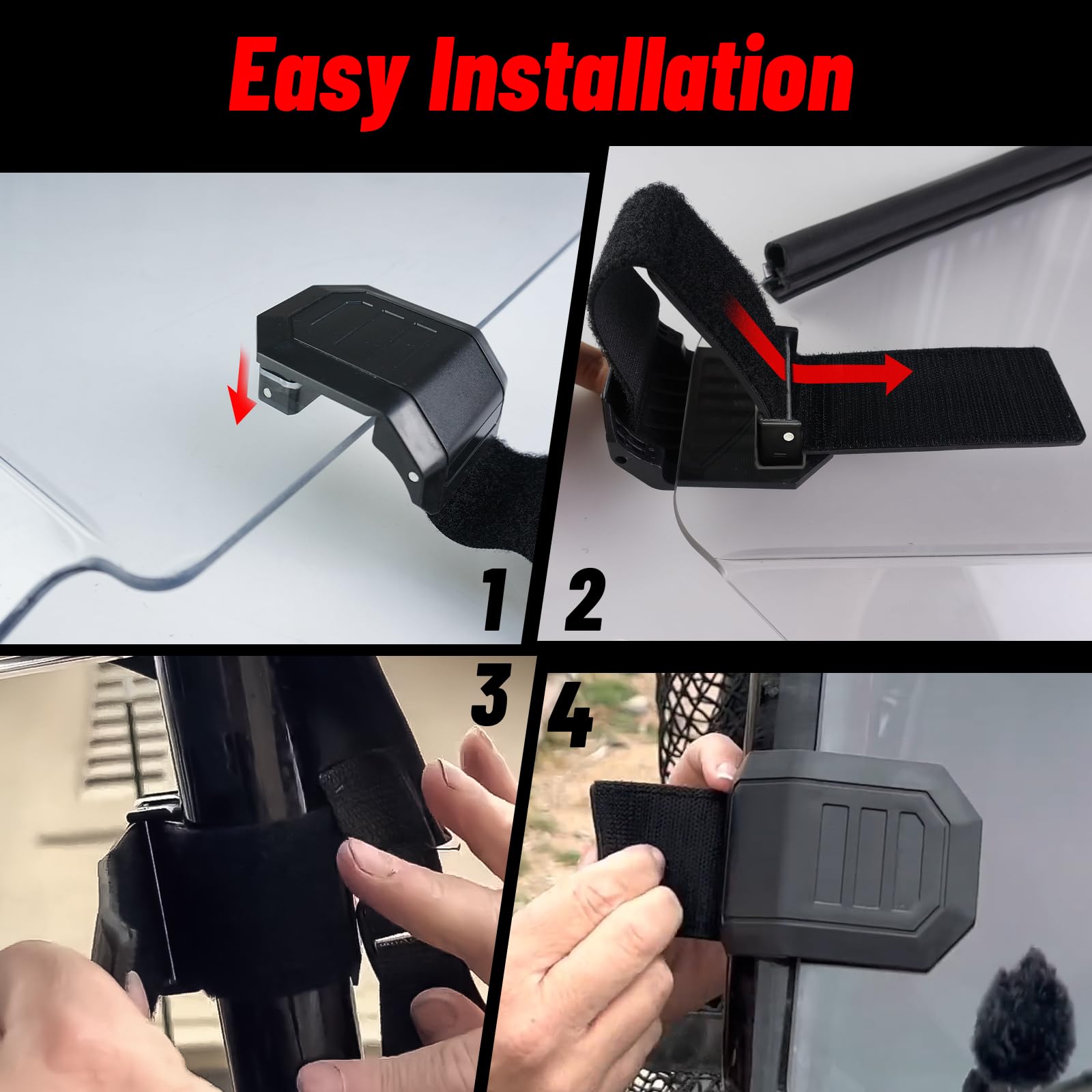 StarknightMT extended straps enable quick installation and dependable replacement.