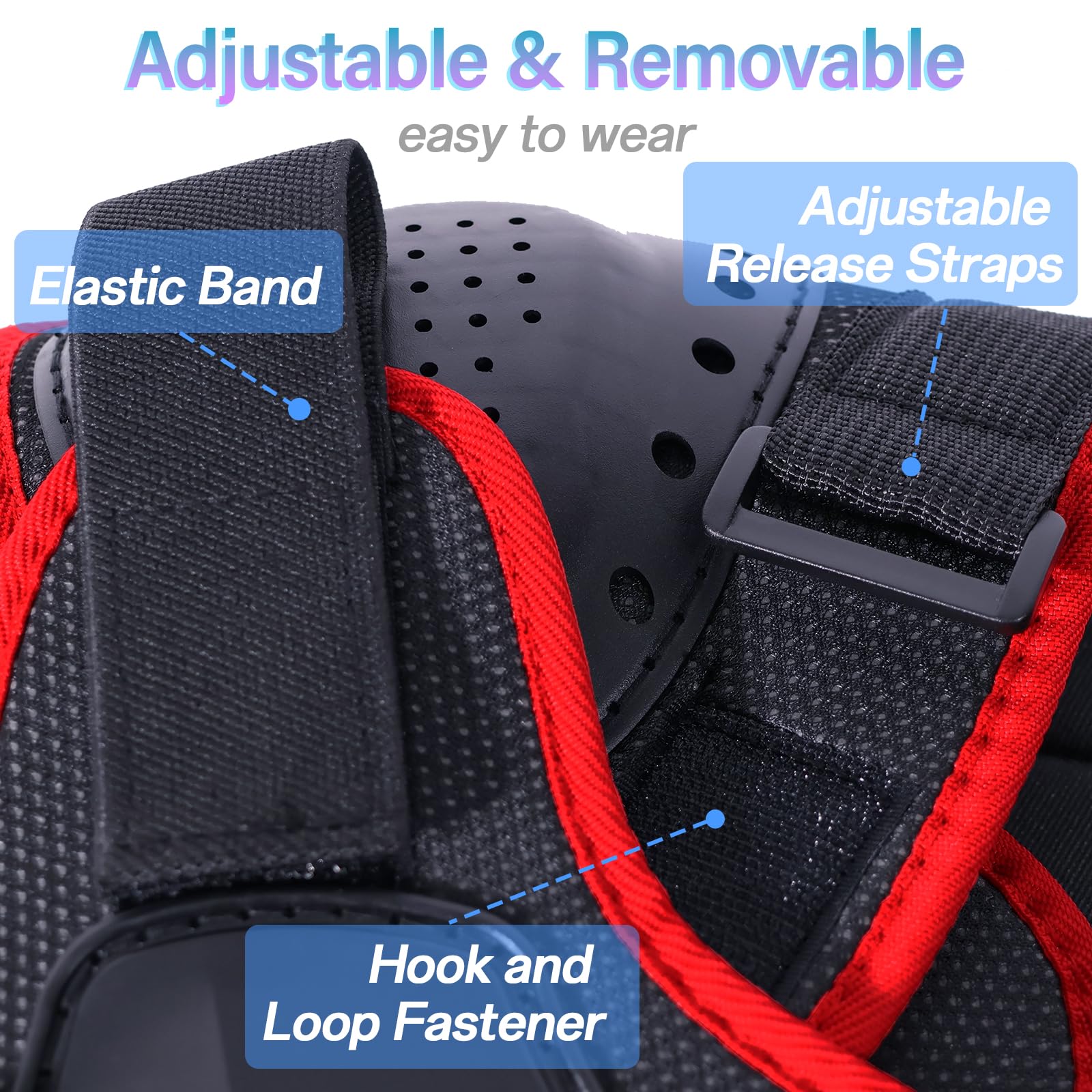 StarknightMT removable chest/back pads for easy maintenance and growth.