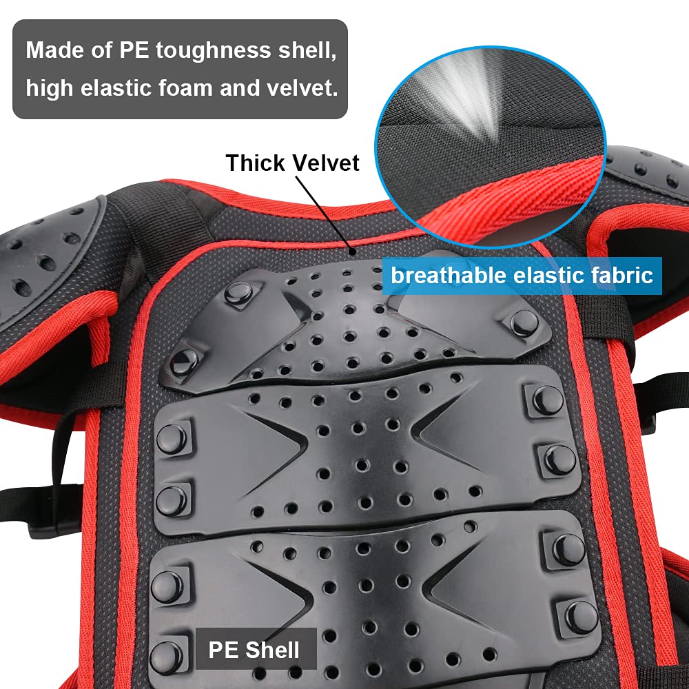 StarknightMT spine protection feature with extended belly pad in use.