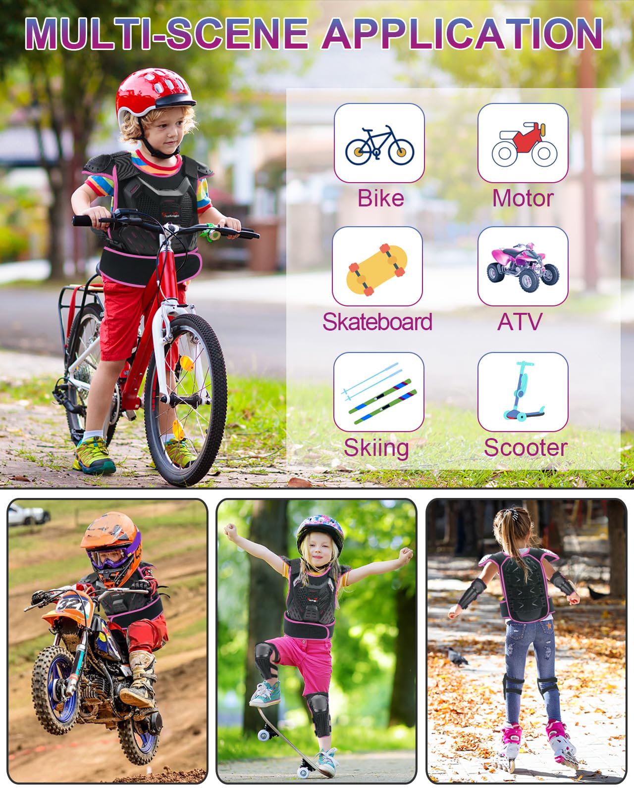 StarknightMT Kids Dirt Bike Gear breathable foam lining keeps comfort on long sessions.