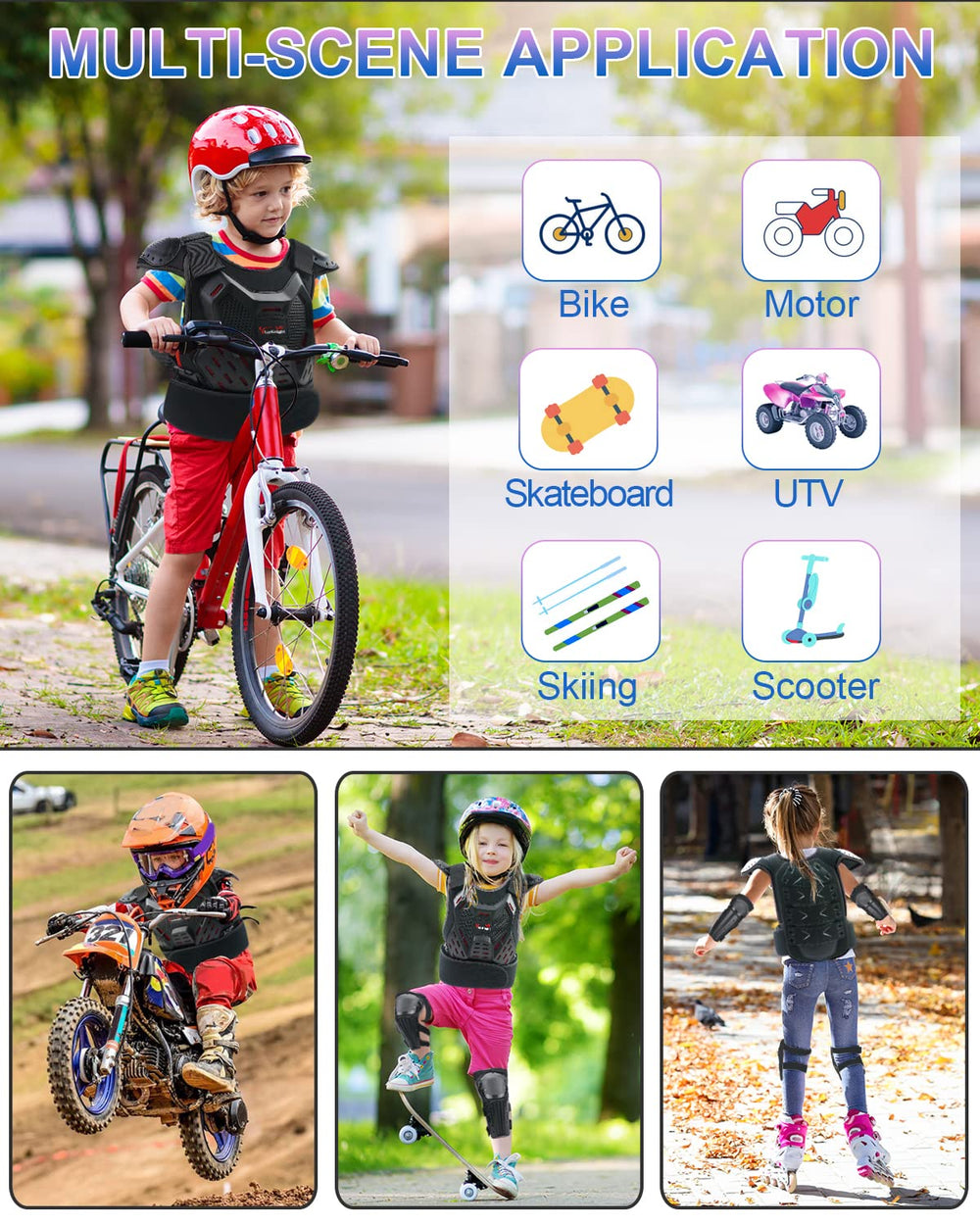 StarknightMT kids dirt bike gear breathable lining keeps riders cool
