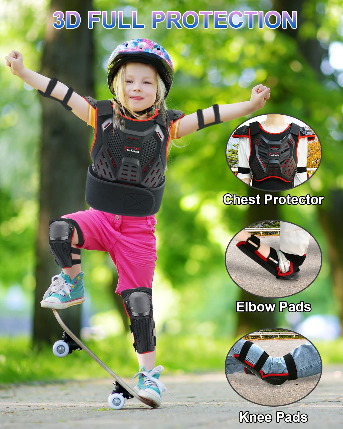 StarknightMT durable adjustable straps with quick-release buckles for easy dressing.