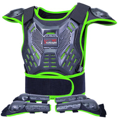 StarknightMT Kids Chest Protector front view for dirt bike protection